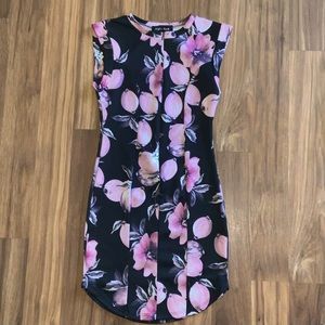 Form Fitted Floral Dress